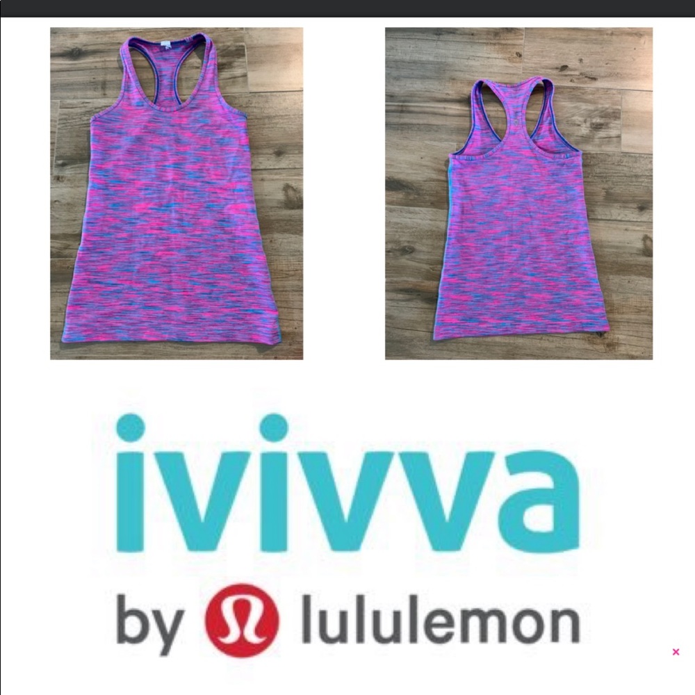 Ivivva by Lululemon girls racerback tank top